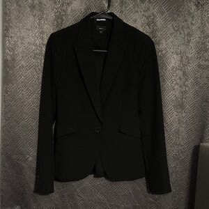 Express Black Single-Button Women's Blazer